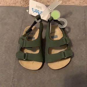 Olive Green Cork Sandal
